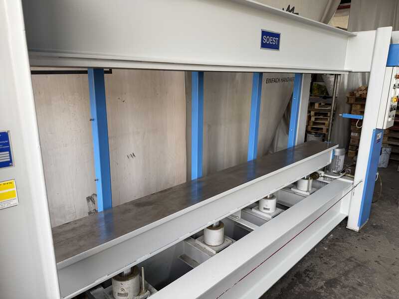 Soest Block press / Stationary press for multi-layer parquet - used T-80 (11)