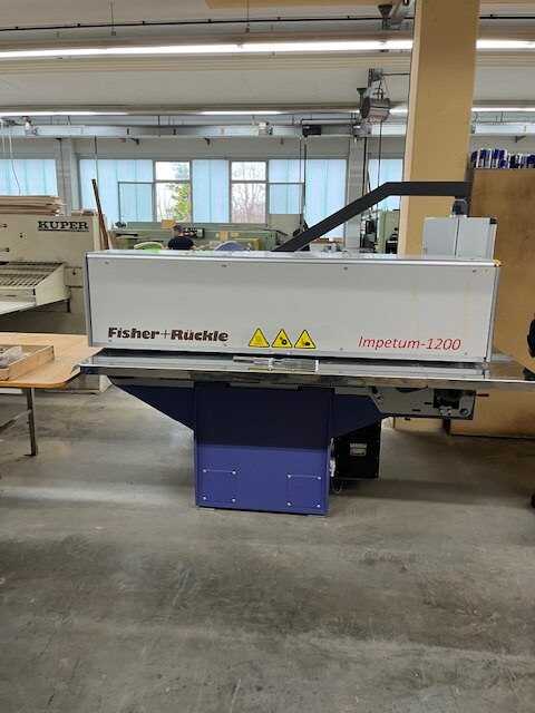Fisher & Rückle / Monguzzi Longitudinal veneer splicing machine - used Impetum 1200 main picture