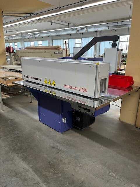 Fisher & Rückle / Monguzzi Longitudinal veneer splicing machine - used Impetum 1200 (1)