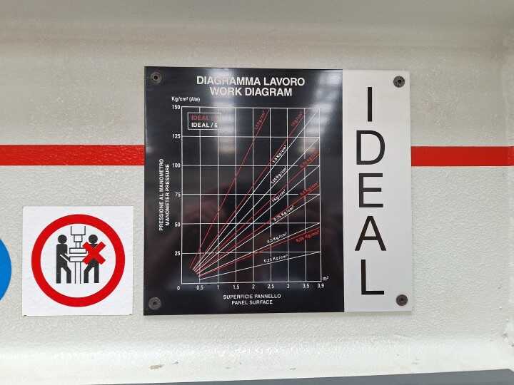 Italpresse Пресс для шпона - б/у Ideal (11)