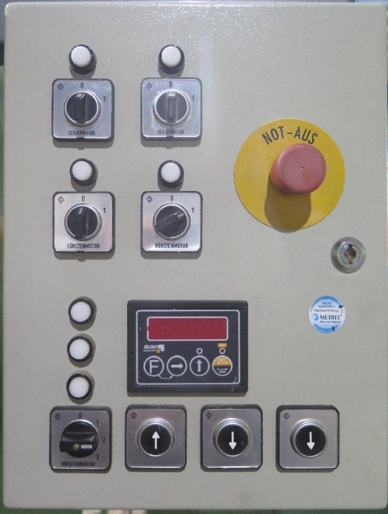 Löwer Double-sided sanding machine / top/bottom grinding machine - used DSM 3000 (2)