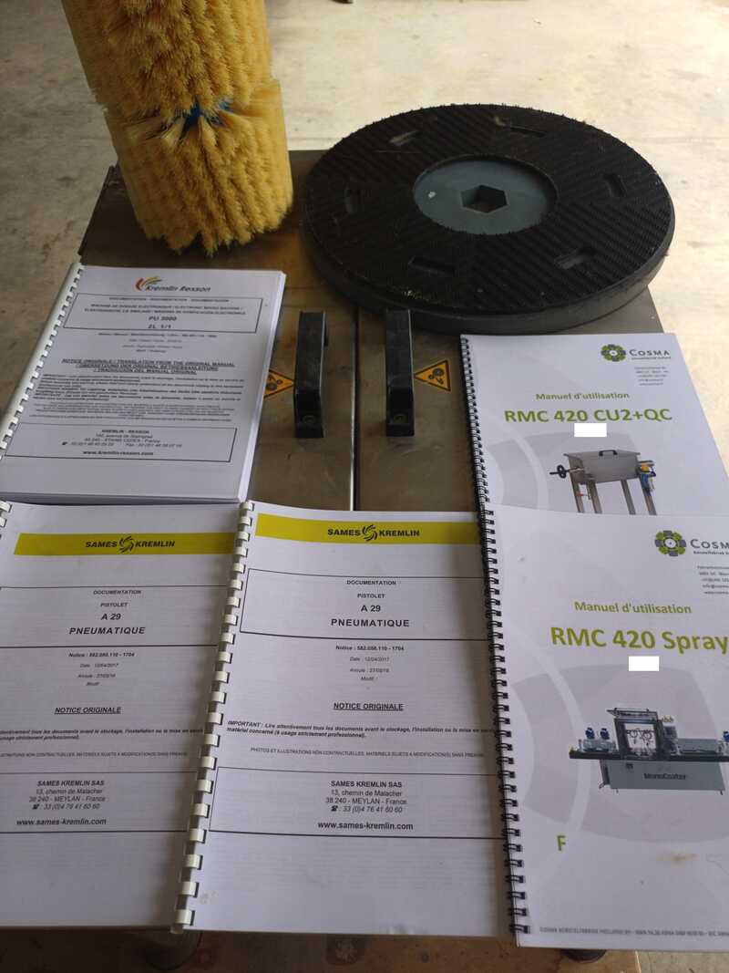 Rubio / Cosma Комбинированная машина для шлифования, нанесения покрытий и распределения — б/у MonoCoater RMC 420 Spray (11)