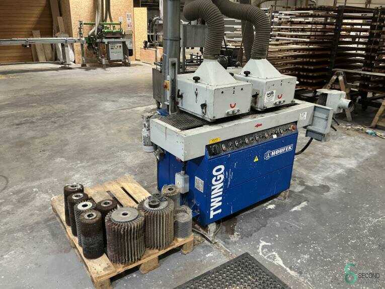 Houfek 3-sided brush sanding machine / brushing machine - used Twingo 300 (2)