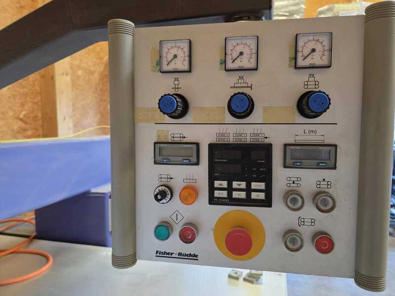 Fisher + Rückle Longitudinal veneer splicing machine - used Omnimaster 1200 (2)
