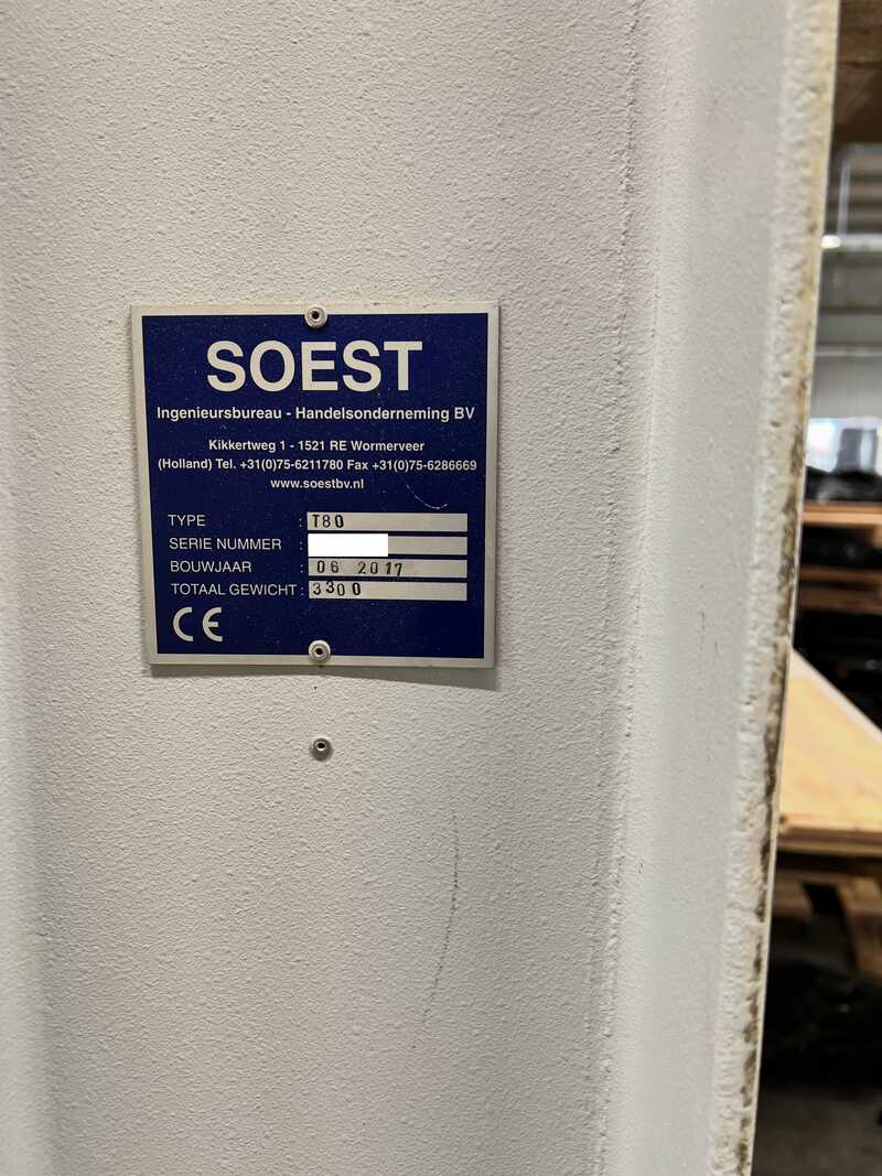 Soest Блочный пресс для многослойного паркета — б/у T-80 (1)