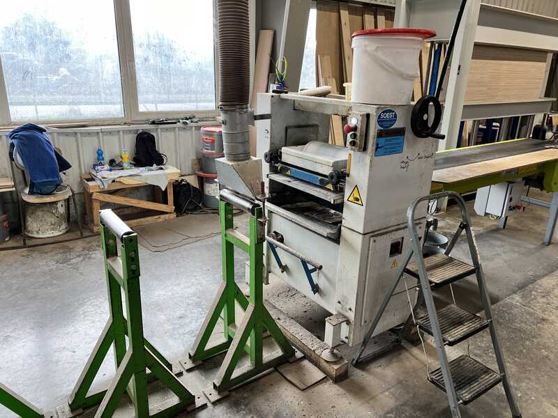 Soest Gluing Line for multi-layer parquet - used DRM 2 1 400 + T 80 (1)