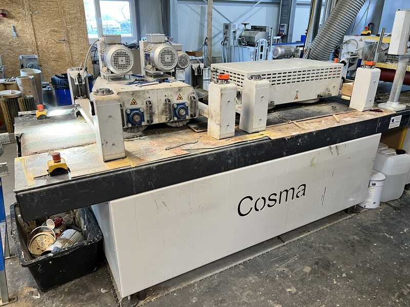 Cosma Линия нанесения покрытий для паркета — б/у 400 RC + 400 2P2S + CU Pad + CU Brush (2)