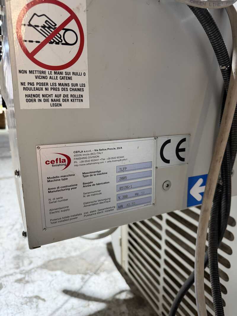 Cefla UV-Trockner für Leisten, Profilholz und Parkett - gebraucht TLFP (9)