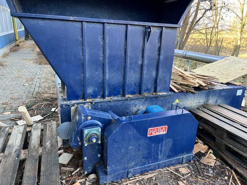Kara Single-shaft shredder / wood waste shredder - used KV 1508-260 (1)