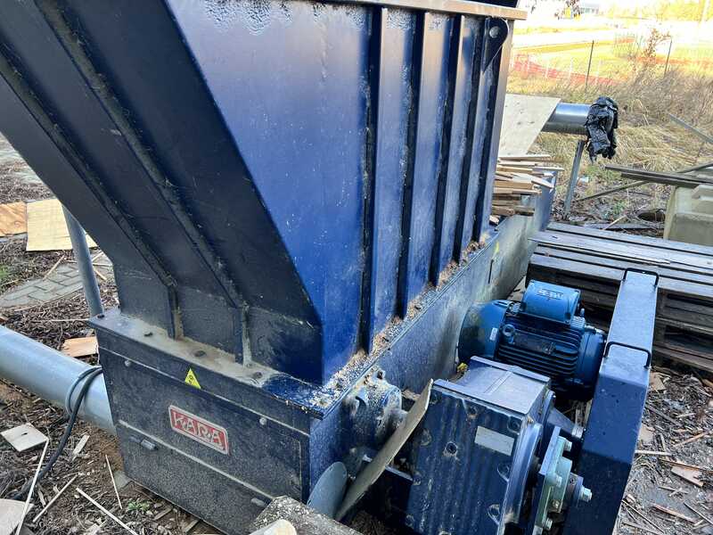 Kara Single-shaft shredder / wood waste shredder - used KV 1508-260 (2)