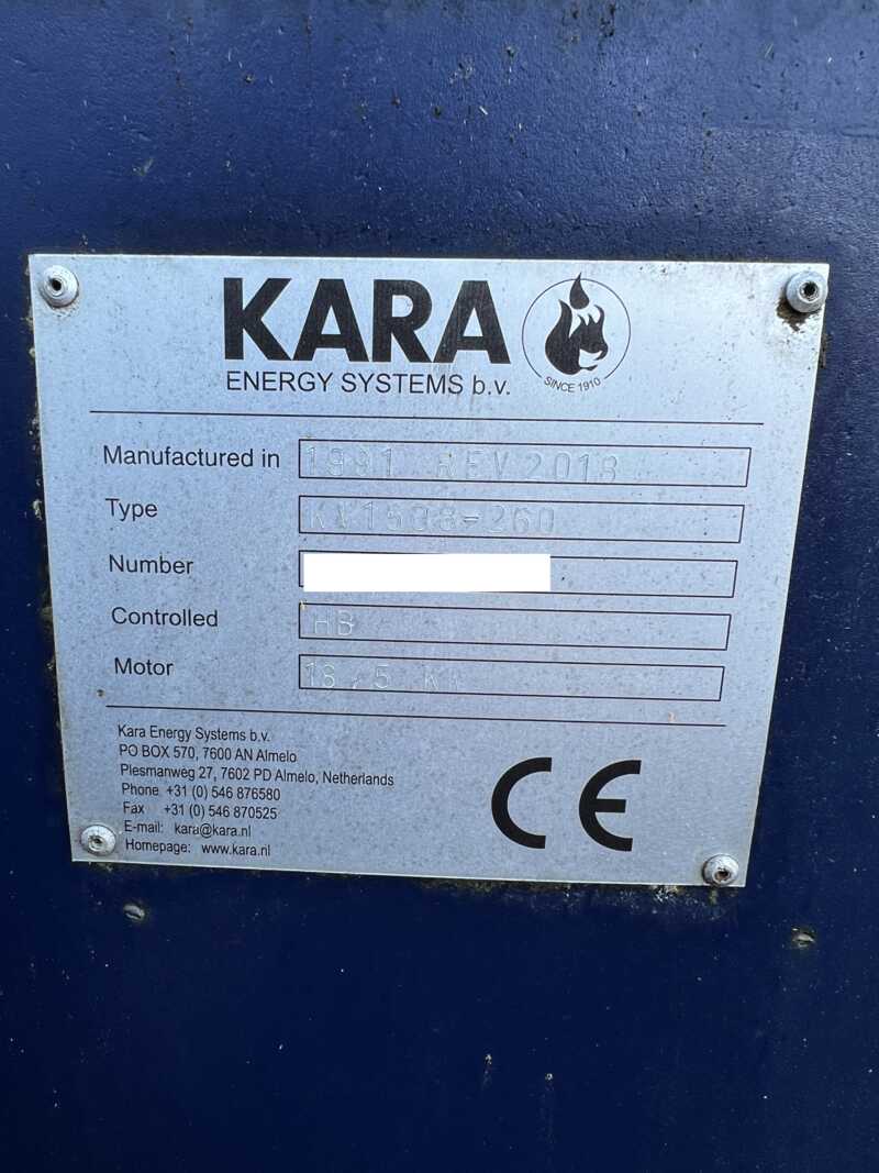 Kara Single-shaft shredder / wood waste shredder - used KV 1508-260 (4)