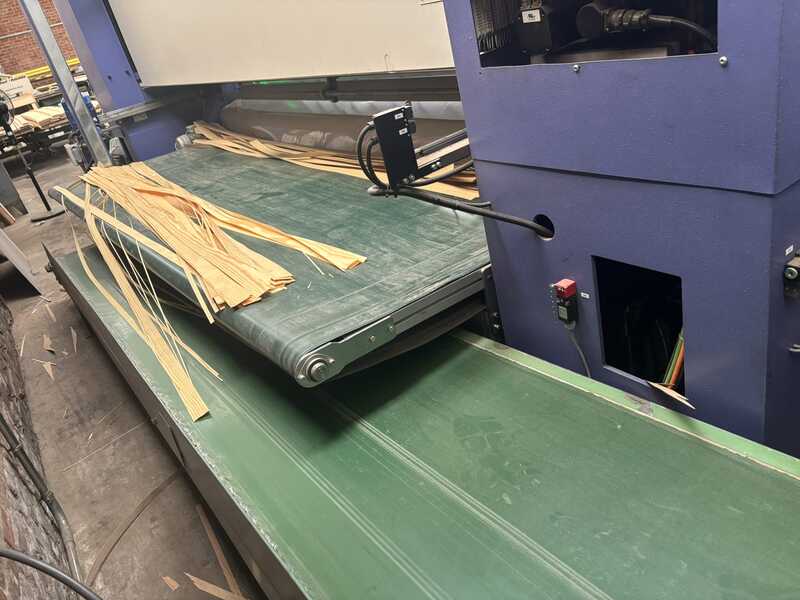 Fisher & Rückle / Monguzzi Veneer guillotine / Veneer Scissors with 4 knives - used AFV 42 3600 (2)